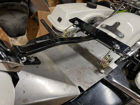 V-Twin Seat Base Mount Plate Black - 42-1224