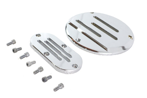 V-Twin Vented Derby and Inspection Cover Kit Billet - 42-1225