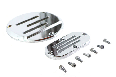 V-Twin Vented Derby and Inspection Cover Kit Billet - 42-1225