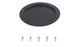 V-Twin Gloss Black 5 Hole Smooth Derby Cover - 42-1236