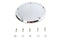 V-Twin Chrome 5-Hole Smooth Derby Cover - 42-1242