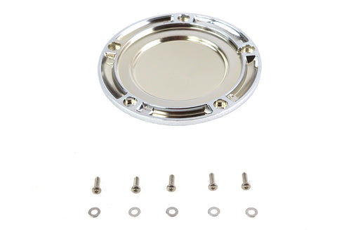 V-Twin Chrome 5-Hole Smooth Derby Cover - 42-1242