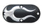 V-Twin Black Inspection Cover with Chrome Flame - 42-1271