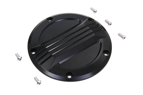 V-Twin Black Air Flow Derby Cover - 42-1373