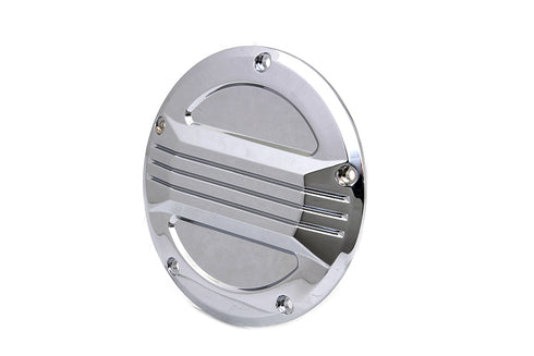 V-Twin Chrome Air Flow Derby Cover - 42-1376