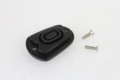 V-Twin Rear Master Cylinder Cover Black - 42-1391