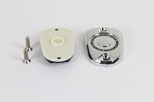 V-Twin Rear Master Cylinder Cover Chrome - 42-1392