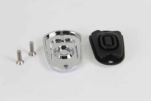 V-Twin Rear Master Cylinder Cover Chrome - 42-1392