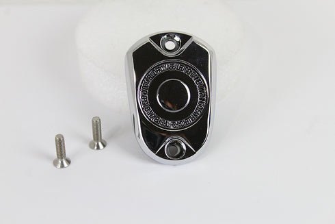 V-Twin Rear Master Cylinder Cover Chrome - 42-1392