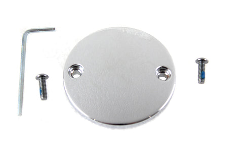 V-Twin M8 Ignition System Cover Smooth Chrome - 42-1393