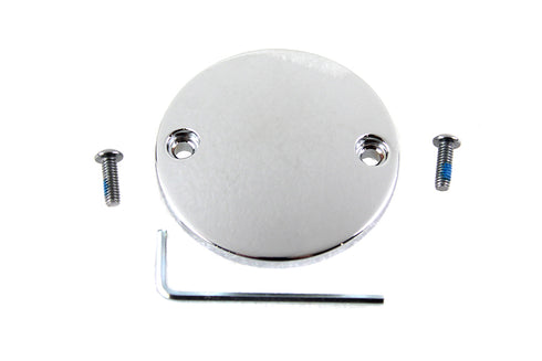 V-Twin M8 Ignition System Cover Smooth Chrome - 42-1393
