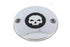 V-Twin M8 Ignition System Cover Skull Chrome - 42-1394