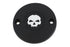 V-Twin M8 Ignition System Cover Skull Black - 42-1396