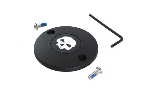 V-Twin M8 Ignition System Cover Skull Black - 42-1396