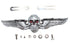 V-Twin Skull Wing License Plate Ornament - 42-1530