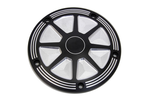 V-Twin Black Contrast Derby Cover - 42-1543
