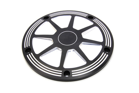 V-Twin Black Contrast Derby Cover - 42-1543