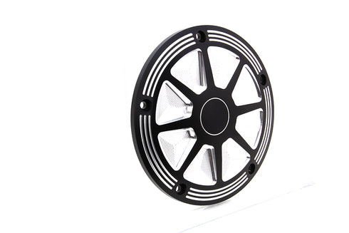 V-Twin Black Contrast Derby Cover - 42-1543