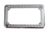 V-Twin License Plate Frame Maltese Style Chrome - 42-1575