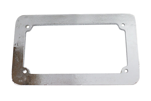 V-Twin License Plate Frame Maltese Style Chrome - 42-1575