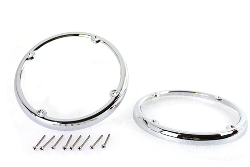 V-Twin Chrome Rear Tour-Pak Speaker Trim Set - 42-1745