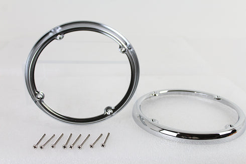 V-Twin Chrome Rear Tour-Pak Speaker Trim Set - 42-1745