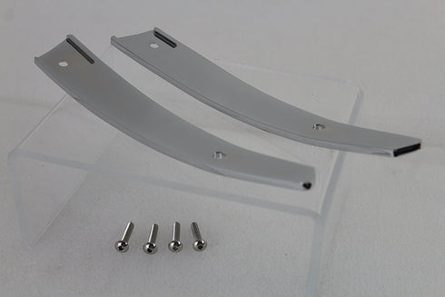 V-Twin Road Glide Windshield Side Trim Kit Chrome - 42-1747