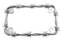 V-Twin Barbed Wire License Plate Frame - 42-1769