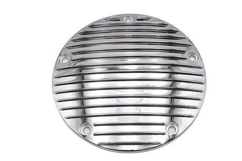 V-Twin Finned Derby Cover Chrome - 42-1825