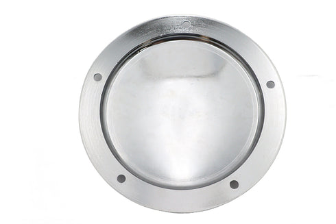 V-Twin Finned Derby Cover Chrome - 42-1825
