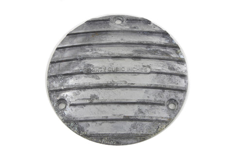 V-Twin 80 Natural Alloy Derby Cover - 42-1980
