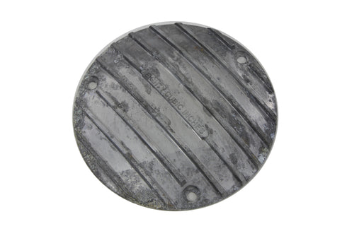 V-Twin 80 Natural Alloy Derby Cover - 42-1980