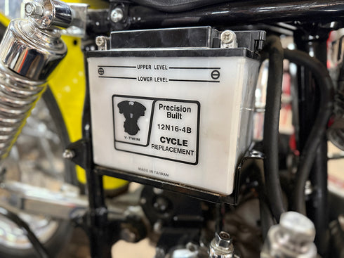 V-Twin Battery Carrier Kit Black - 42-5049