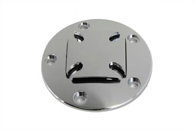 V-Twin Maltese Ignition System Cover 5-Hole Raised Chrome - 42-6055
