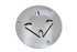 V-Twin Iron Cross Raised Primary Derby Cover Chrome Billet - 42-6070
