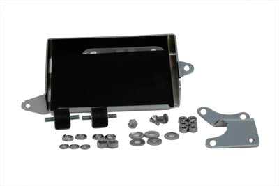 V-Twin Chrome Battery Carrier Kit - 42-9912