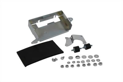V-Twin Chrome Battery Carrier Kit - 42-9917