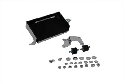 V-Twin Chrome Battery Carrier Kit - 42-9917