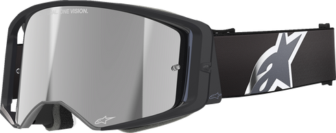 ALPINESTARS GOGGLES Supertech Goggle - Corp - Black - ABS Vision - Gray Mirror Lens 5100325-1513