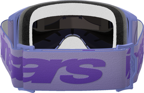 ALPINESTARS GOGGLES Vision 5 Goggle - Wordmark - Purple - Blue Mirror Lens 5102425-3116