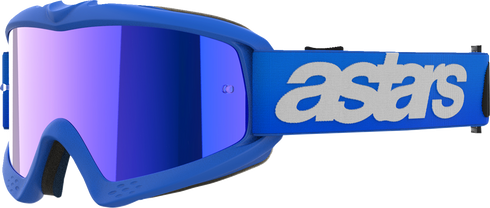 ALPINESTARS GOGGLES Youth Vision Goggle - Blaze - Blue - Blue Mirror Lens 5140425-7271
