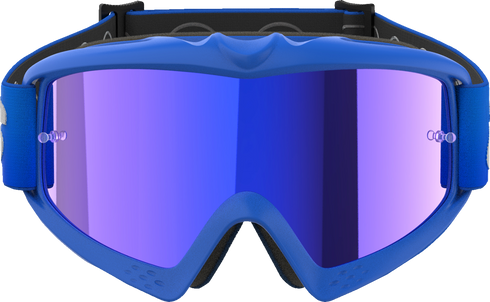 ALPINESTARS GOGGLES Youth Vision Goggle - Blaze - Blue - Blue Mirror Lens 5140425-7271