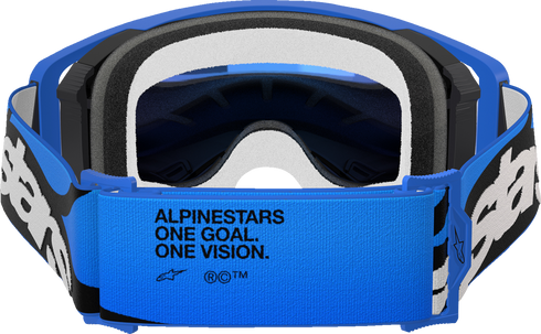 ALPINESTARS GOGGLES Supertech Goggle - Stream - Blue - ABS Vision - Blue Mirror Lens 5100625-7271