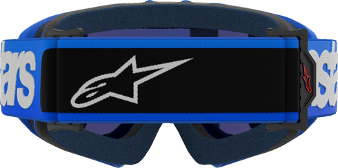 ALPINESTARS GOGGLES Youth Vision Goggle - Blaze - Blue - Blue Mirror Lens 5140425-7271