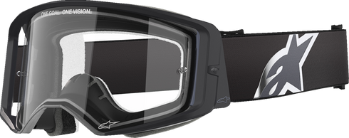 ALPINESTARS GOGGLES Supertech Goggle - Corp - Black/Gray - Clear Lens 5100125-1507