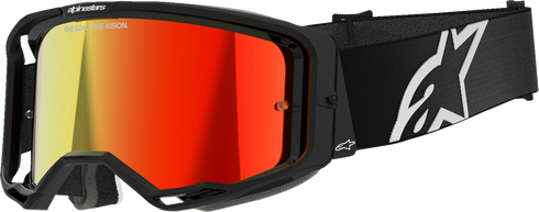 ALPINESTARS GOGGLES Vision 8 Goggle - Corp - Black - Red Mirror Lens 5101625-1446