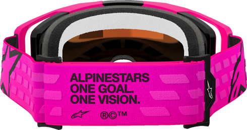 ALPINESTARS GOGGLES Vision 8 Goggle - Corp - Pink - Red Mirror Lens 5101625-3083