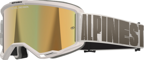 ALPINESTARS GOGGLES Vision 5 Goggle - Hollow - Wind - Gold Mirror Lens 5102225-7311