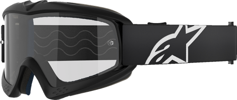 ALPINESTARS GOGGLES Youth Vision Goggle - Corp - Black - Clear Lens 5140125-1425