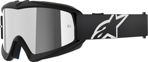 ALPINESTARS GOGGLES Youth Vision Goggle - Corp - Black - Silver Mirror Lens 5140225-1456